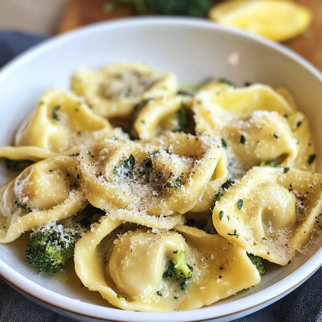 Brighten Your Day with Delectable Lemon Broccoli Tortellini