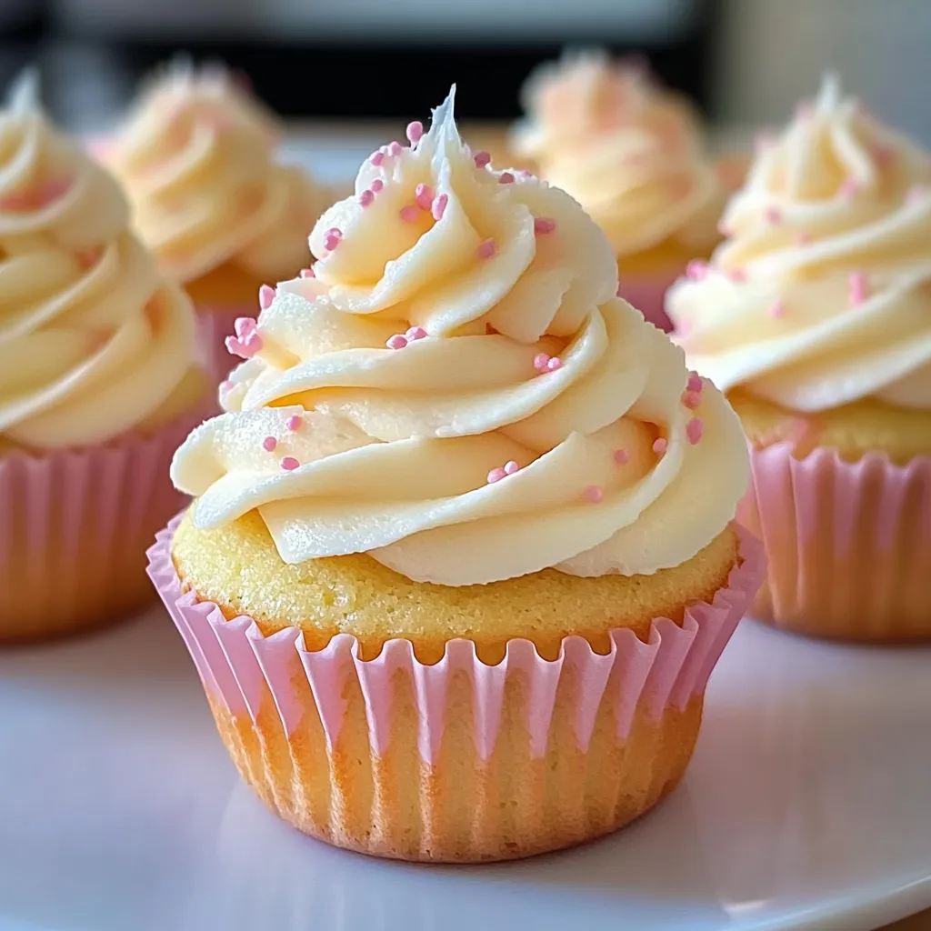 Classic Vanilla Cupcakes Zesty