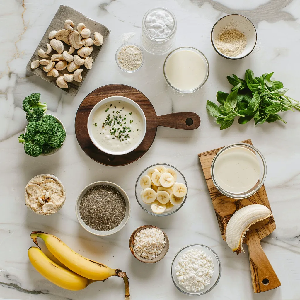Effortless Protein Banana Pudding Rich ingredients
