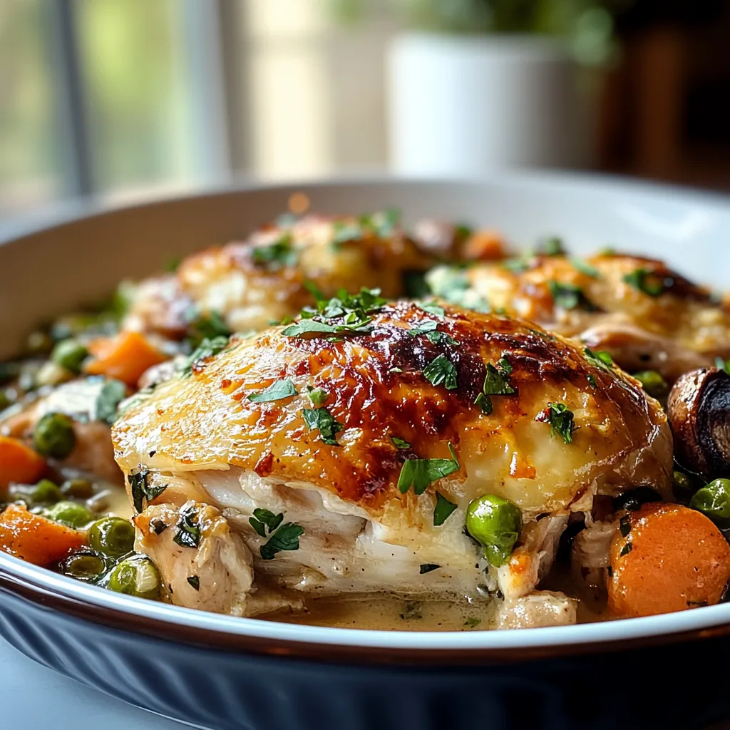 Juicy Effortless French Chicken Casserole Recipe for Family Dinners