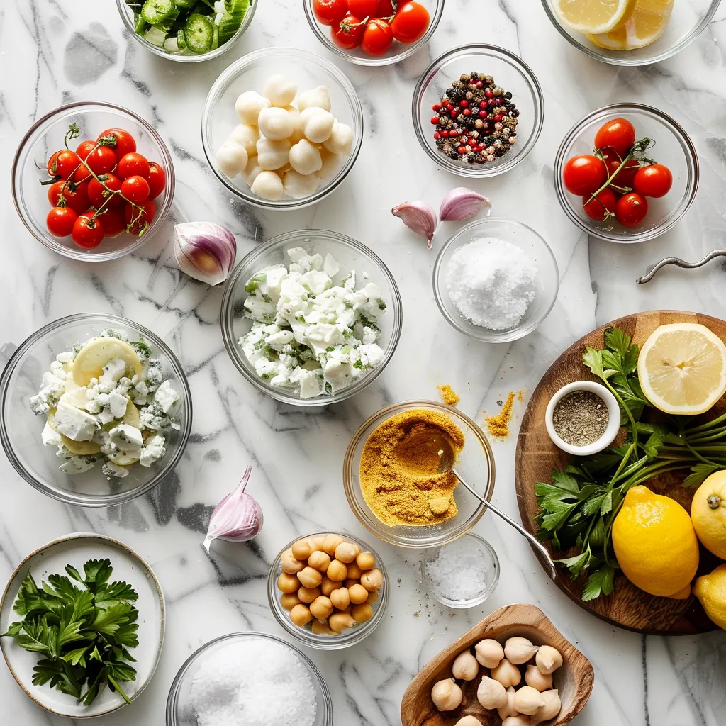 Lemon Tahini Chickpea Tuna Salad Scrumptious ingredients