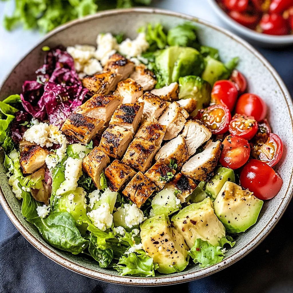 Mediterranean Chicken Salad Flavorful