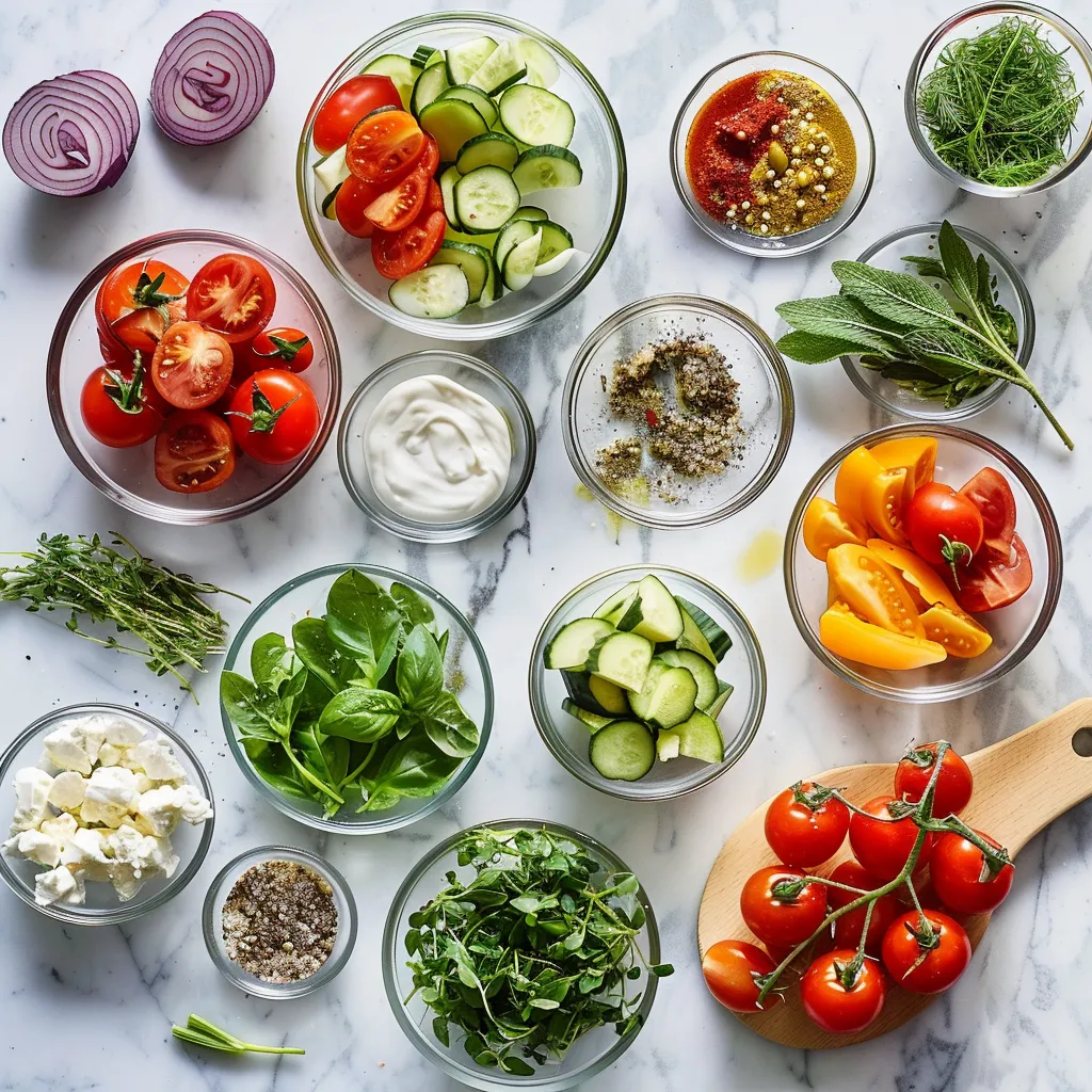 Mediterranean Salad Recipe Irresistible ingredients