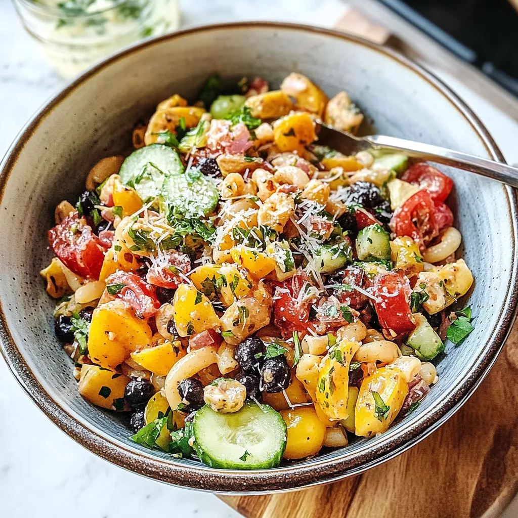 Mexican Pasta Salad Savory