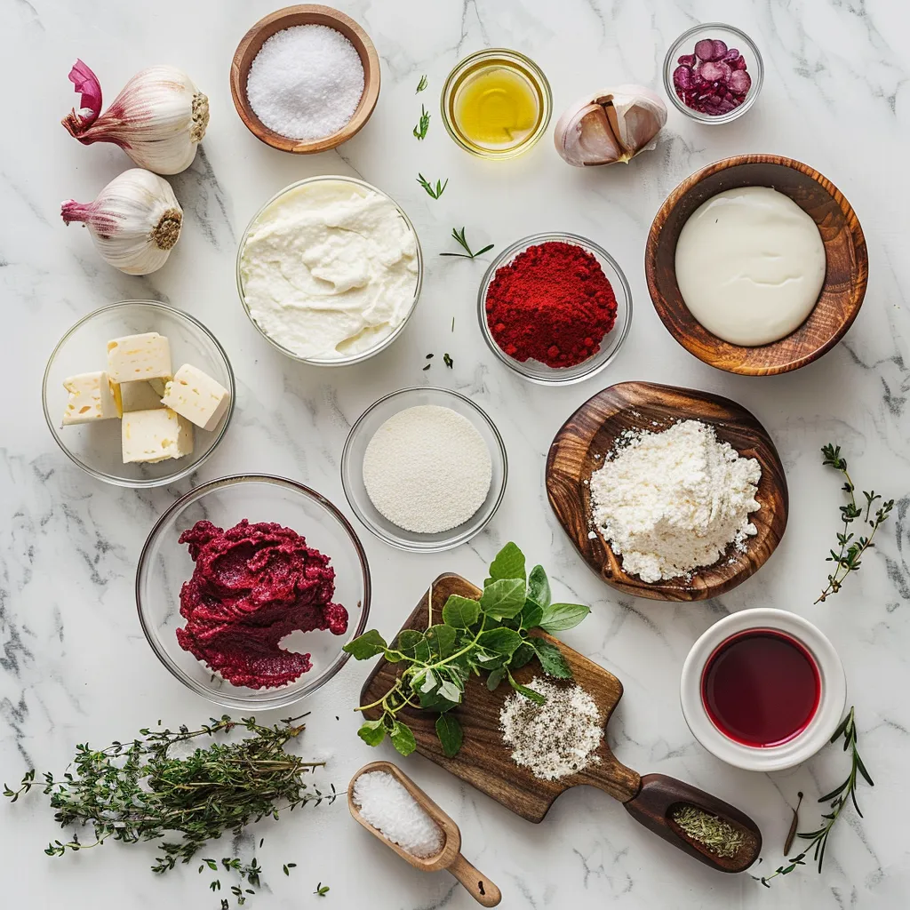Red Velvet Cheesecake ingredients