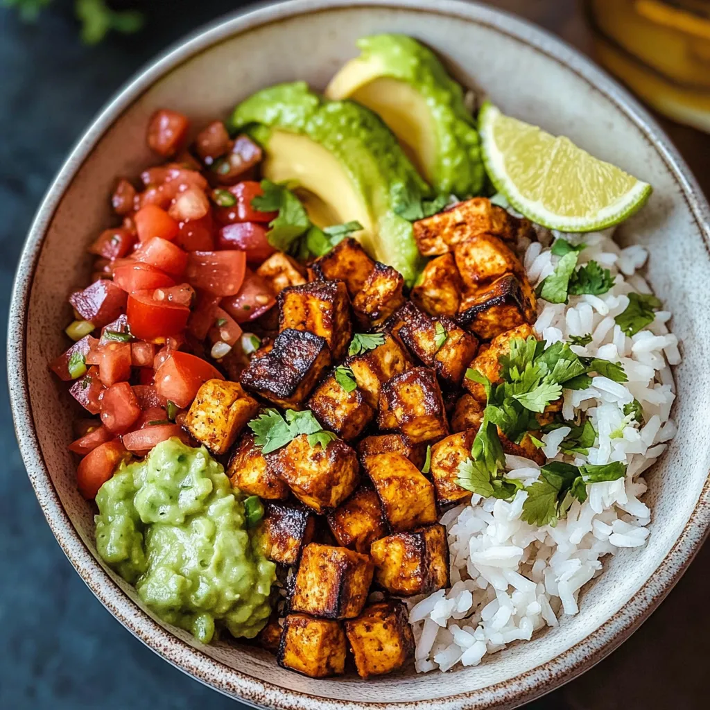 Rich Baked Tofu Burrito Bowl Recipe for Everyone