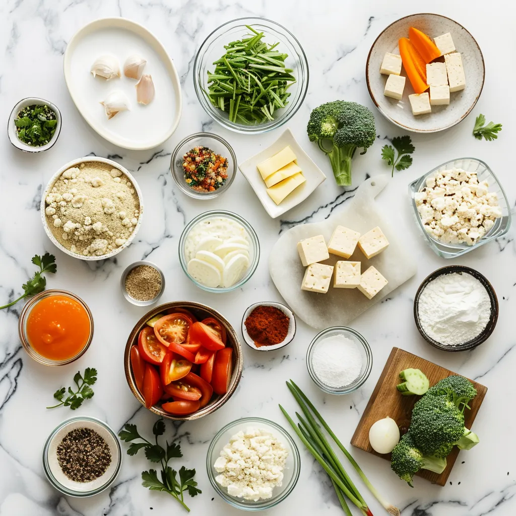 Rich Baked Tofu Burrito Bowl Recipe for Everyone ingredients