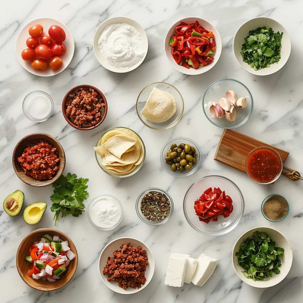 Simple Chorizo Tacos Irresistible ingredients