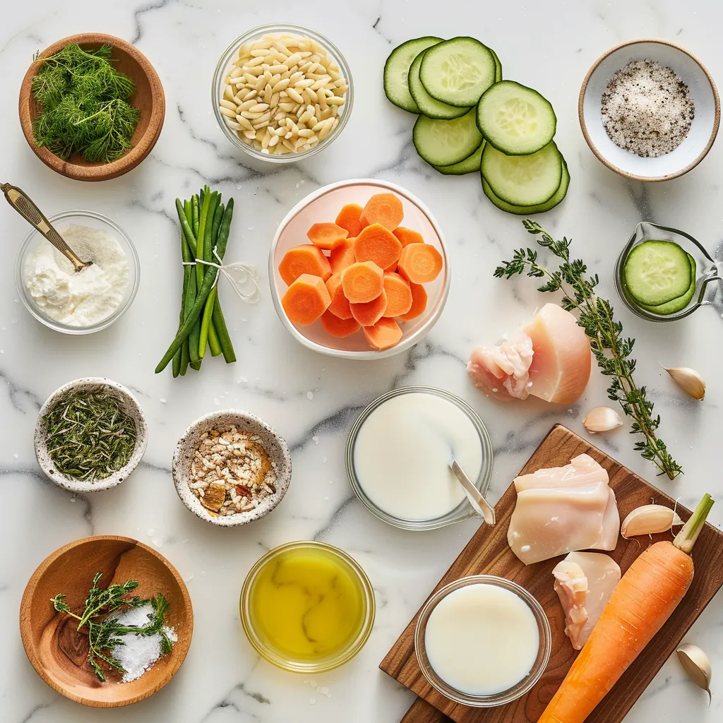 Yummy Cozy Lemon Chicken Orzo Soup: A Comforting Delight ingredients