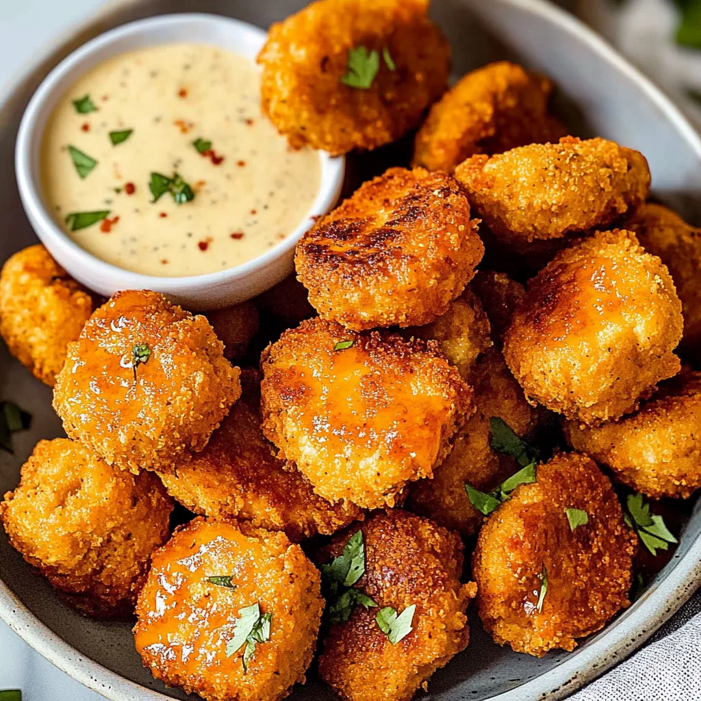 Zesty Healthy Chicken Nuggets (Without Breading)