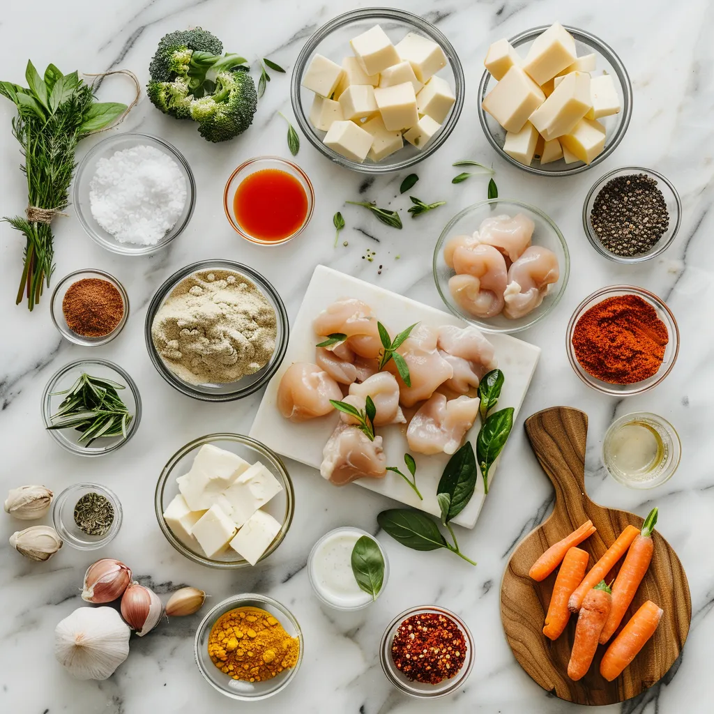Zesty Healthy Chicken Nuggets (Without Breading) ingredients