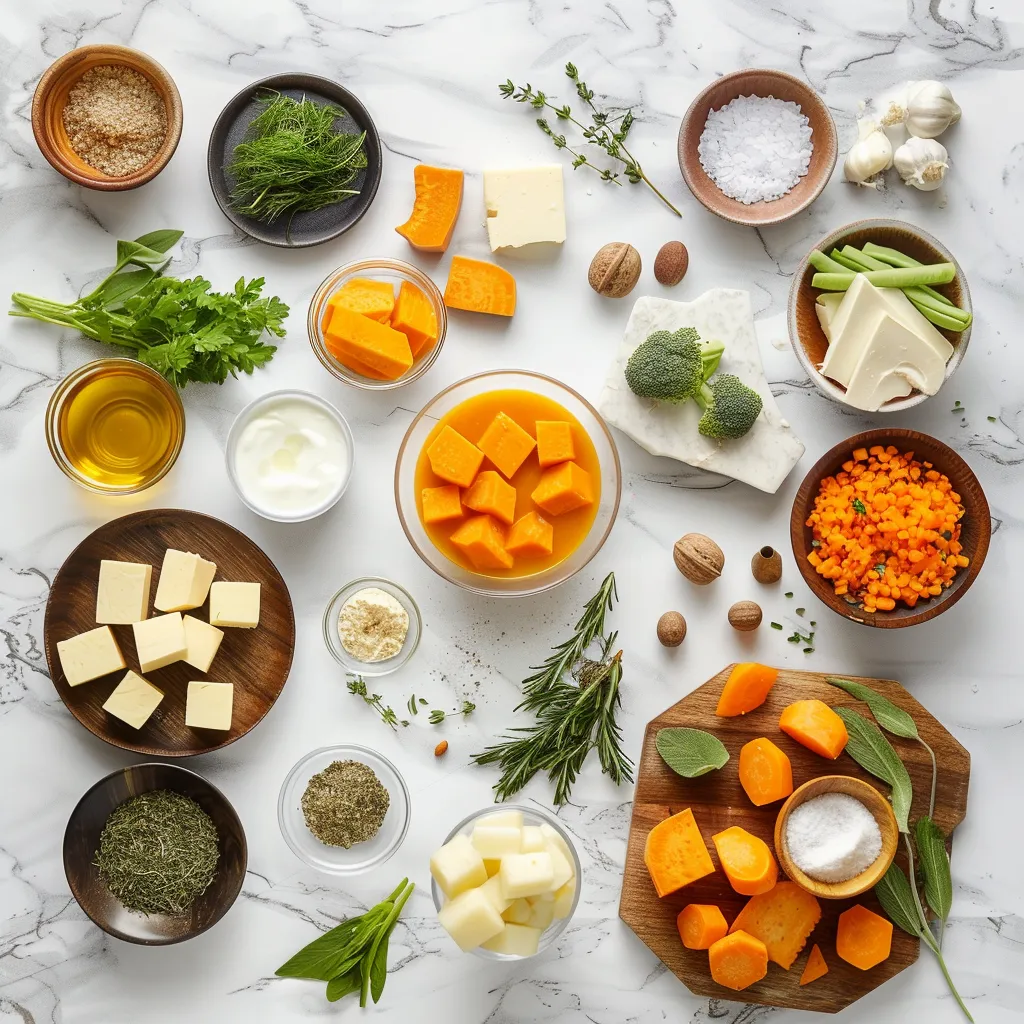 Amazing Roasted Italian Sweet Potato Soup for Comforting Bliss Mouthwatering ingredients