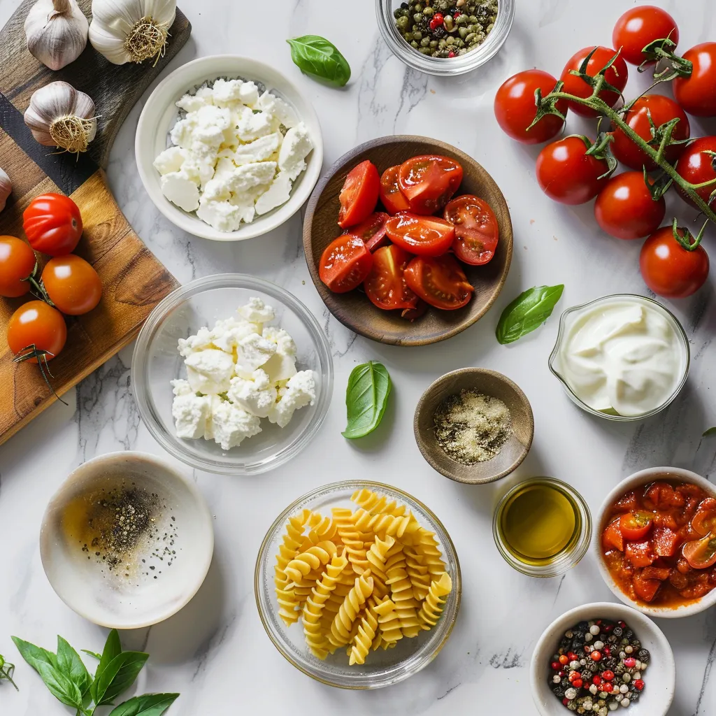 Amazing Roasted Tomato and Garlic Ricotta Pasta Delight Zesty ingredients