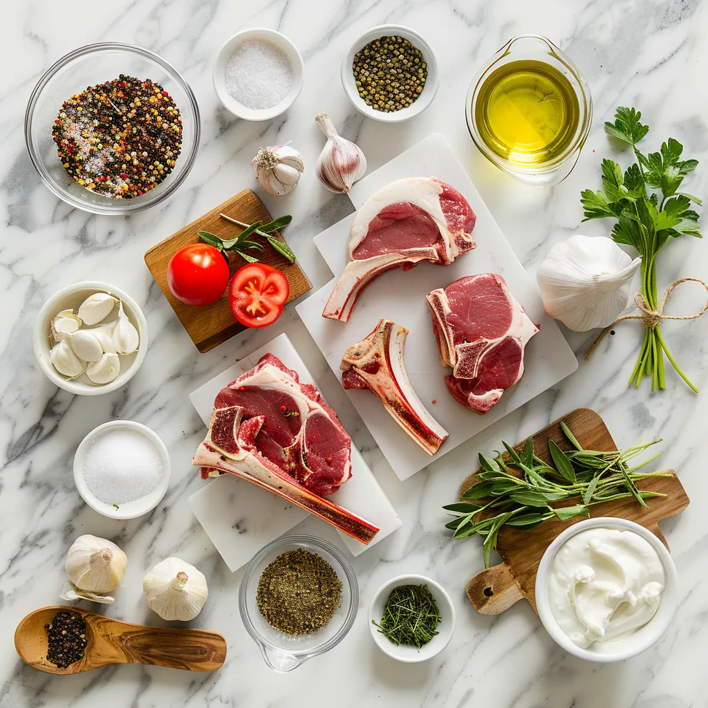 Flavorful Grilled Lamb Chops Recipe You’ll Love! ingredients