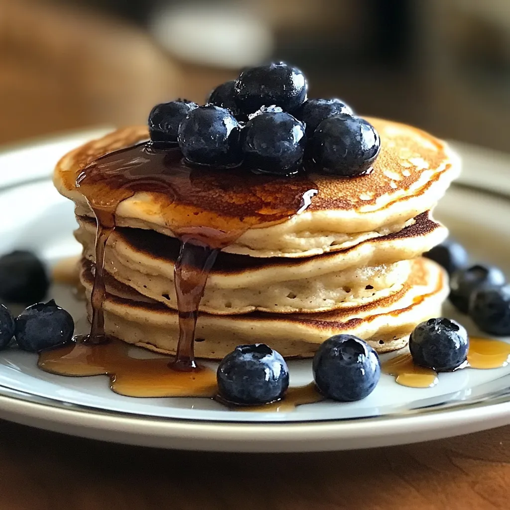 Irresistible Bakery-Style Blueberry Buttermilk Pancakes