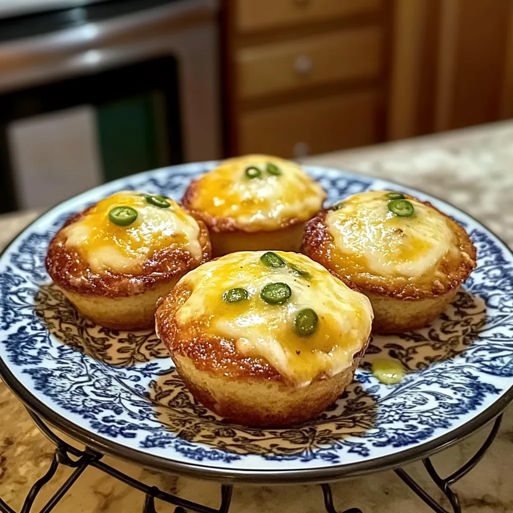 Irresistible Cheddar Jalapeño Cornbread Muffins Recipe