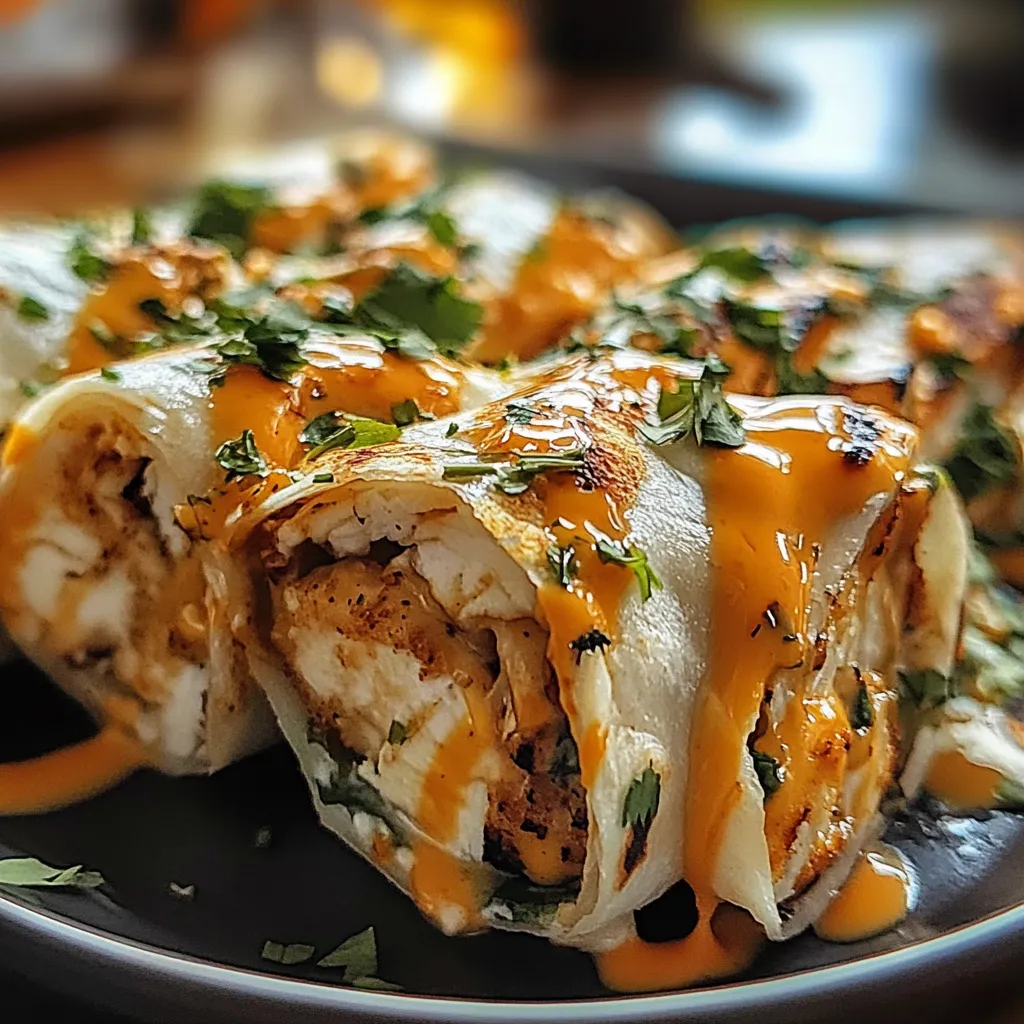 Mouthwatering Amazing Ooey-Gooey Cheesy Garlic Chicken Wraps Delight