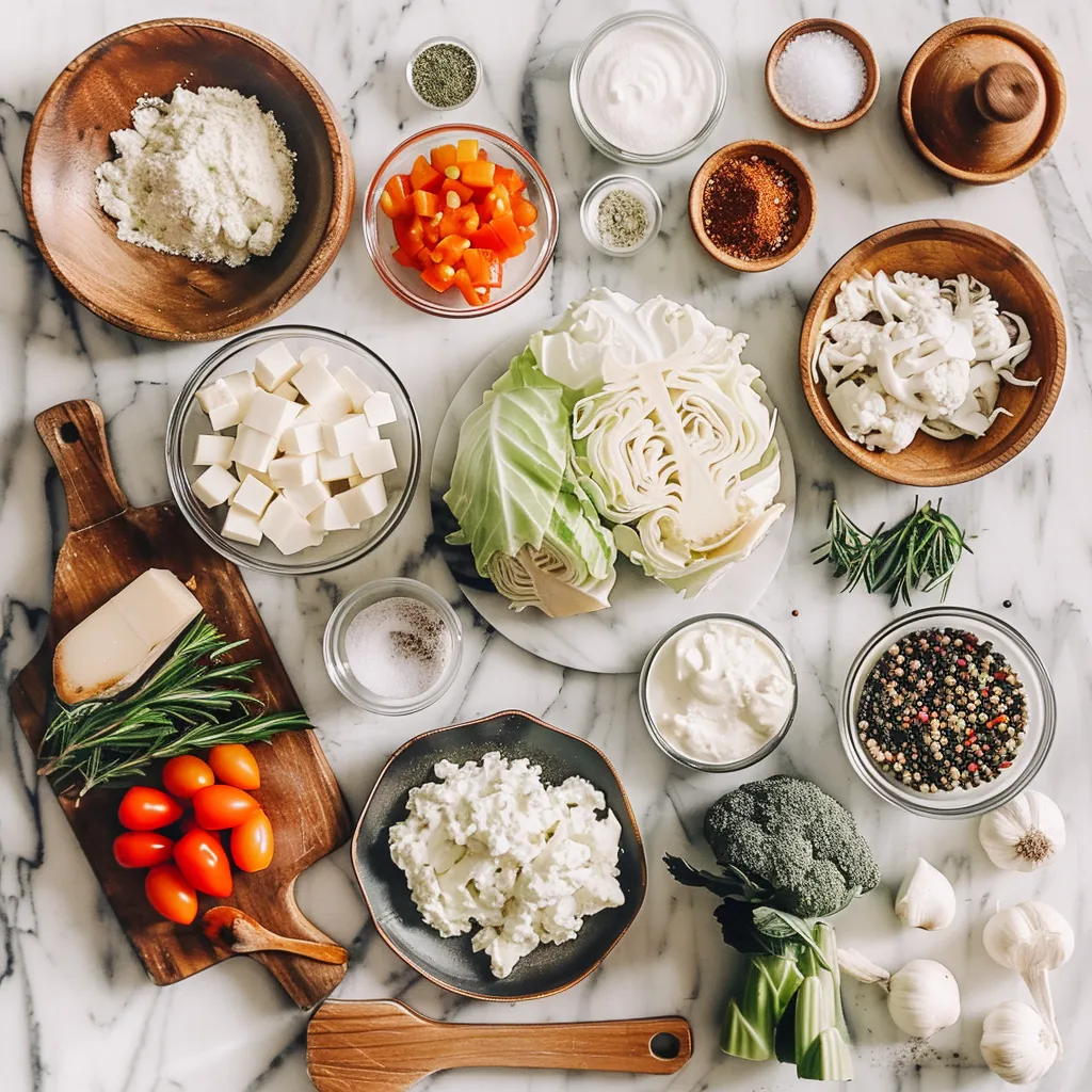 One-Skillet Stuffed Cabbage Casserole ingredients