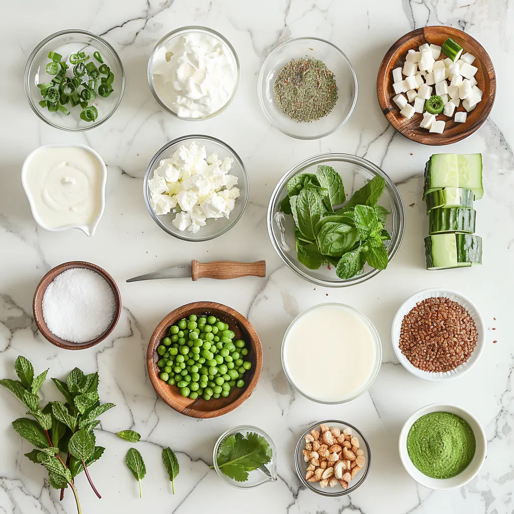 Shamrock Mint Milkshake Pie ingredients