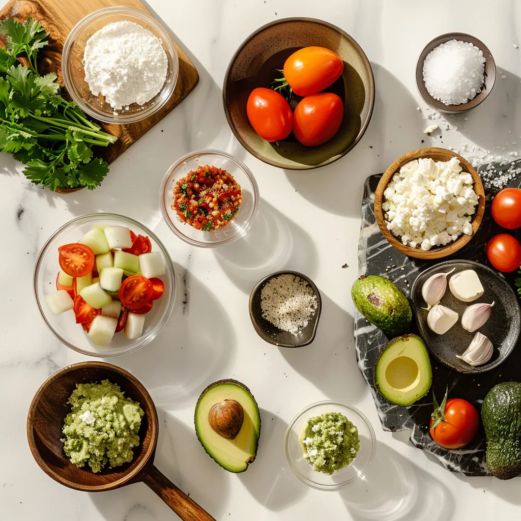 Zesty Taco Stuffed Avocados ingredients