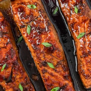 Indulgent Bourbon Glazed Salmon – Sweet, Smoky, Perfectly Pan-Seared — Cozy
