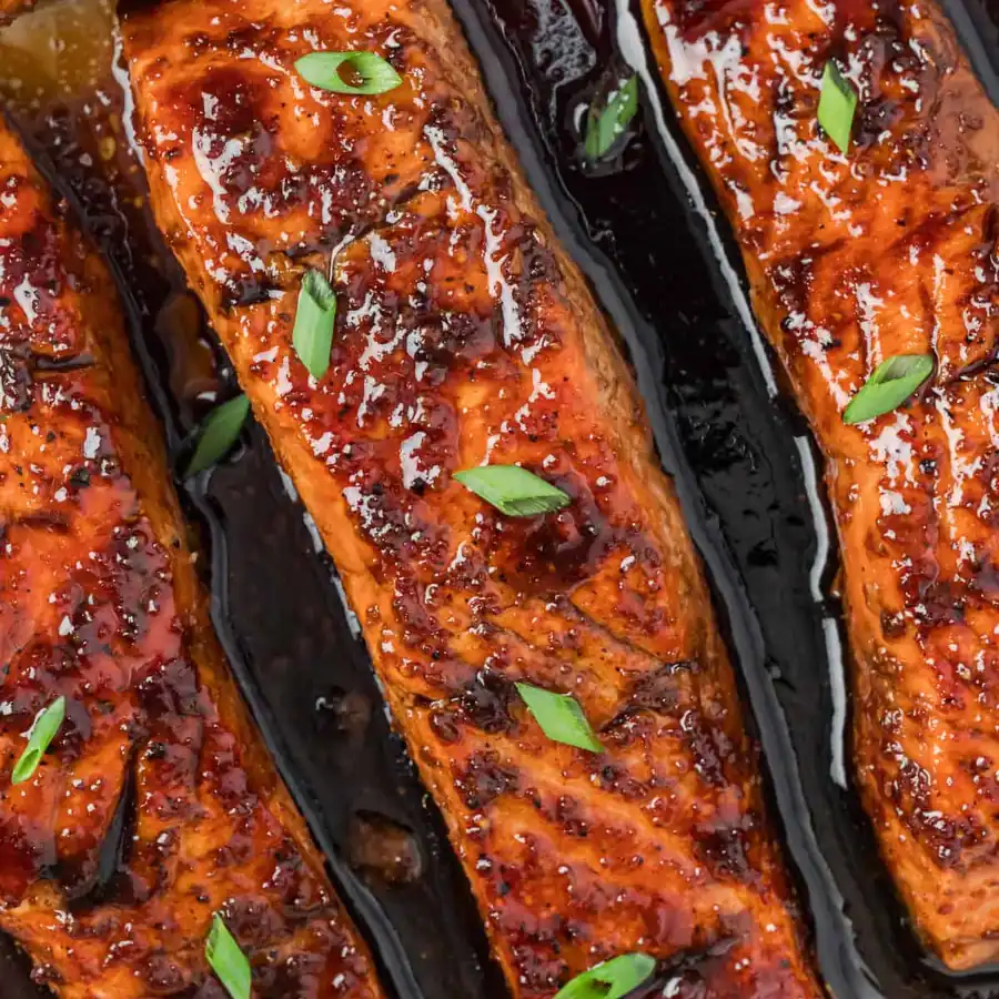 Indulgent Bourbon Glazed Salmon – Sweet, Smoky, Perfectly Pan-Seared — Cozy