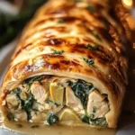 Spinach & Artichoke Turkey Roulade