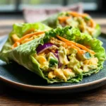High-Protein Creamy Avocado Egg Salad Wraps – A Fresh, Flavorful Lunch
