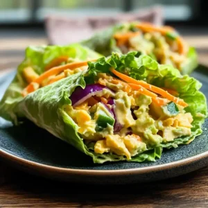 High-Protein Creamy Avocado Egg Salad Wraps – A Fresh, Flavorful Lunch