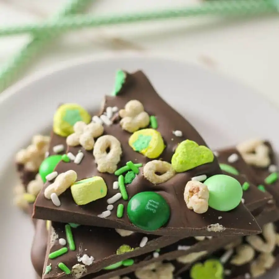 Next-Level St. Patrick’s Day Mint Chocolate Lucky Charms Bark — Indulgent & Totally Irresistible