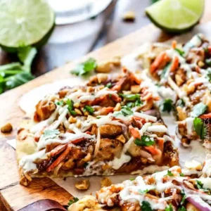 Viral Thai Chicken Flatbread Recipe — Faster Than Takeout