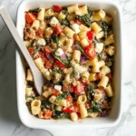 Harissa Baked Feta Pasta: Spicy, Creamy, One-Pan Dinner
