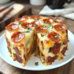 The Ultimate Pizza Cake — A Cheesy Game Changer!