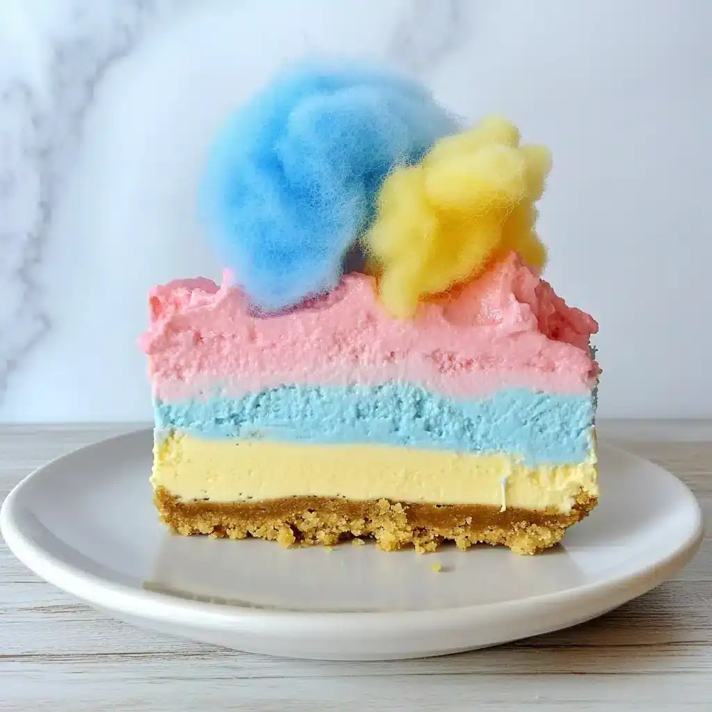 Cotton Candy JELLO Cheesecake: A Magical Dessert Dream!