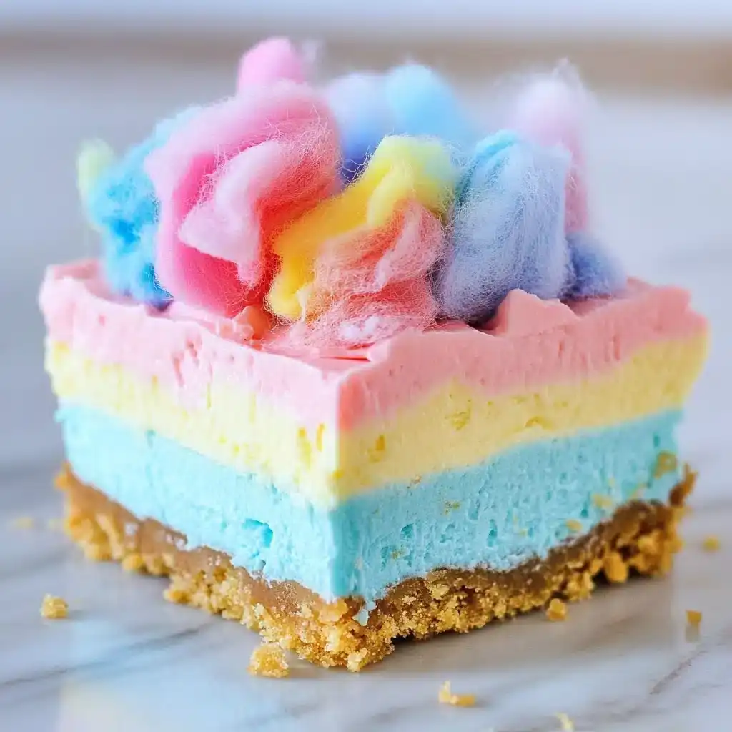 Cotton Candy JELLO Cheesecake: A Magical Dessert Dream!