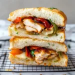 Cheesy Chicken Pesto Garlic Bread: The Ultimate Comfort Snack
