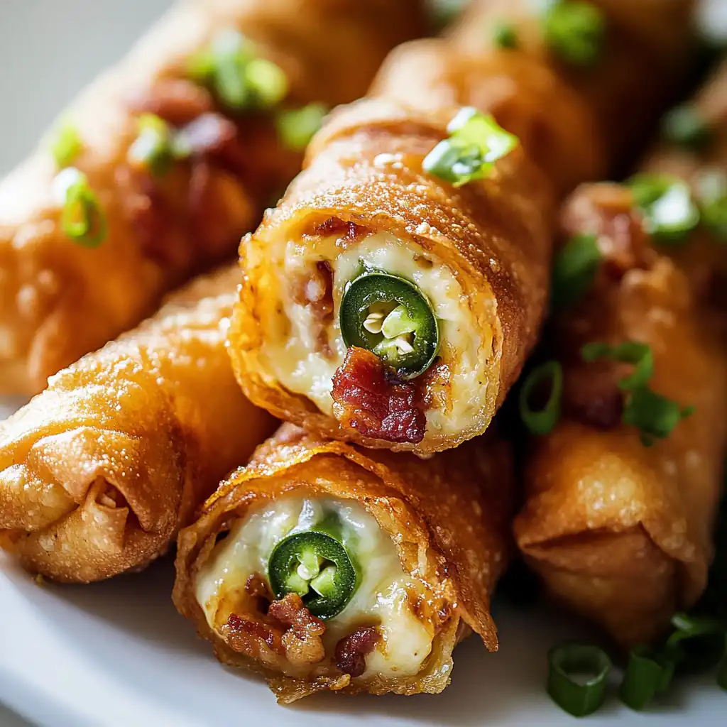 Crispy Bacon Jalapeño Egg Rolls — The Ultimate Spicy Appetizer