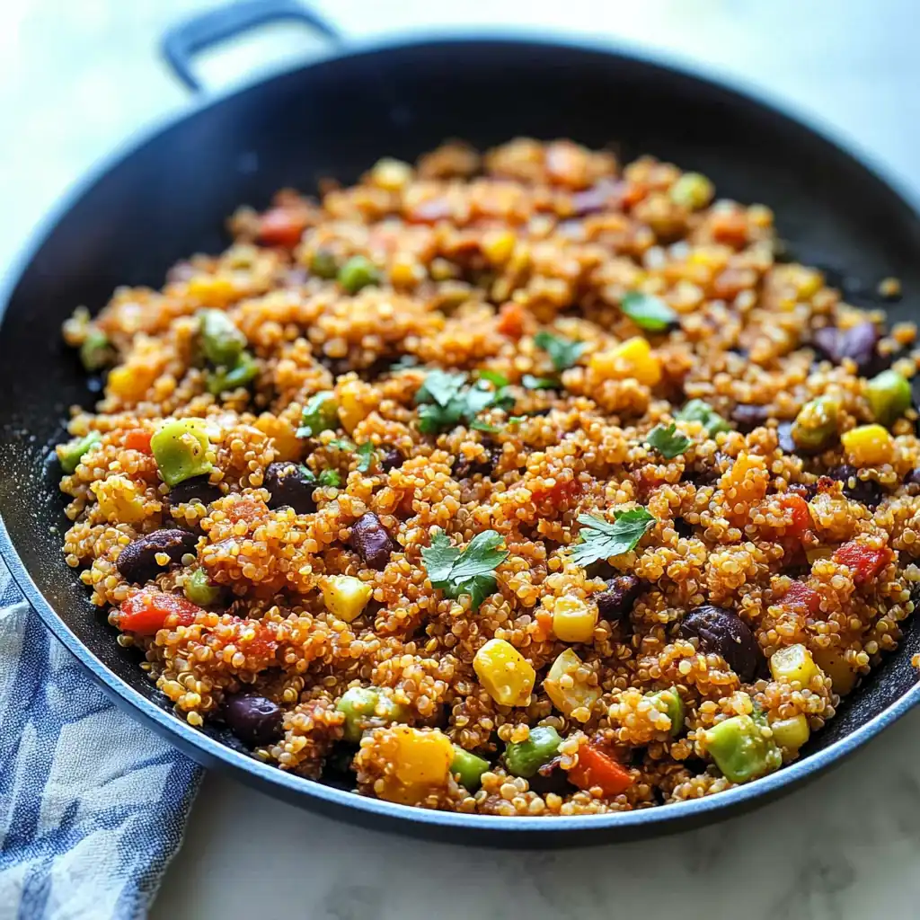 One Pan Mexican Quinoa: Healthy Dinner in 30 Minutes!