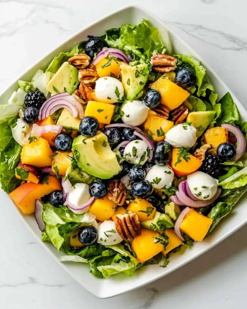 The Ultimate Summer Peach Salad: Sweet, Salty, and Refreshing!
