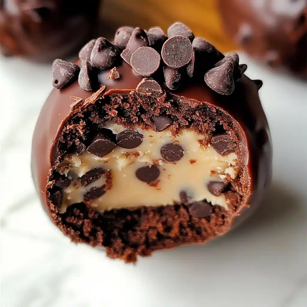 Brownie-Wrapped Cookie Dough Bombs: The Ultimate Chocolate Mashup!