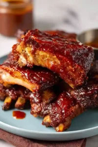 Tender Ninja Foodi BBQ Ribs: Fall-Off-The-Bone Easy!