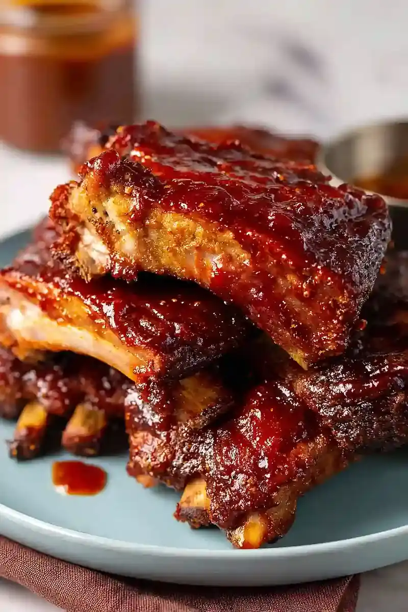 Tender Ninja Foodi BBQ Ribs: Fall-Off-The-Bone Easy!