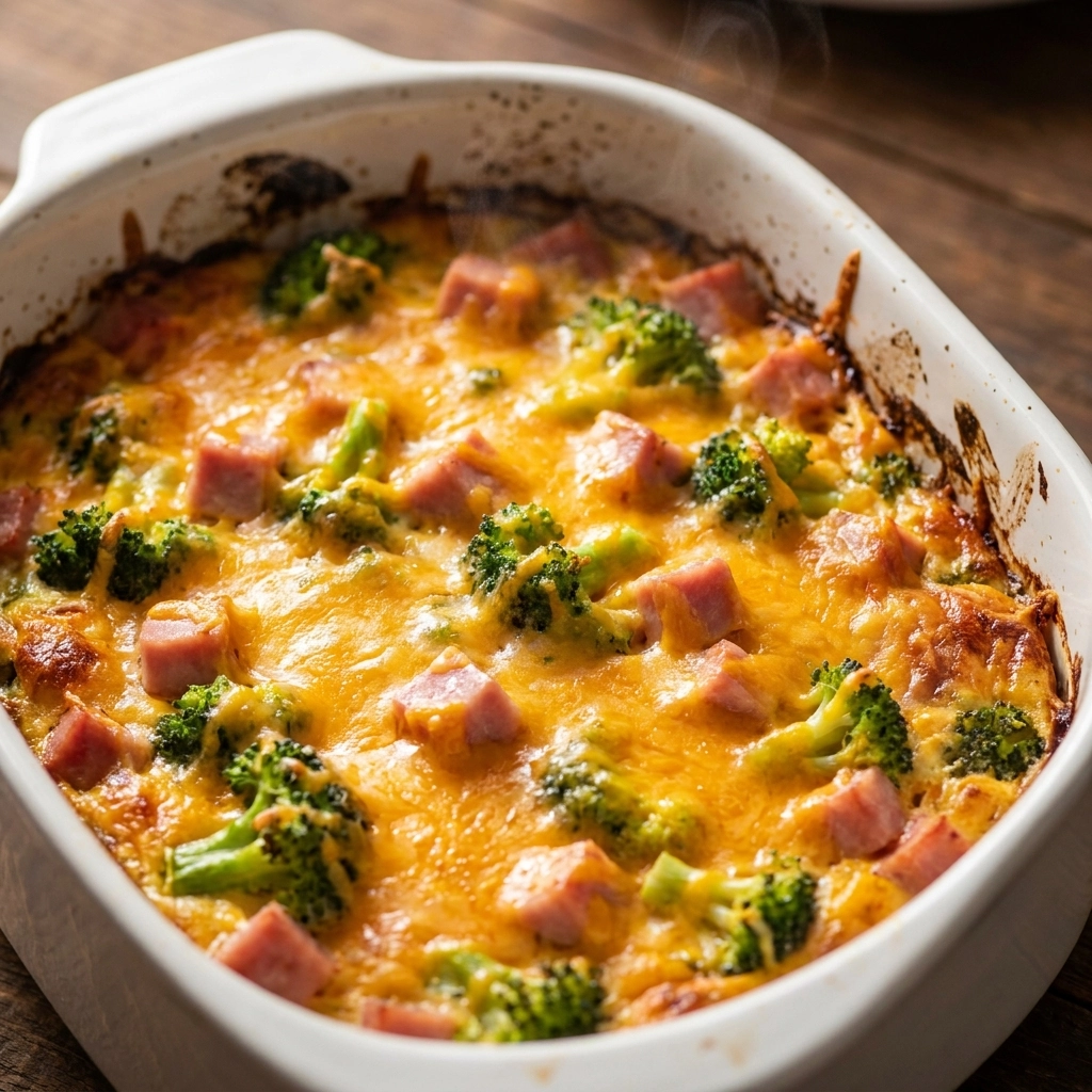 Hearty Ham Broccoli Casserole for Family Dinners | Easy Cheesy Casserole Recipe
