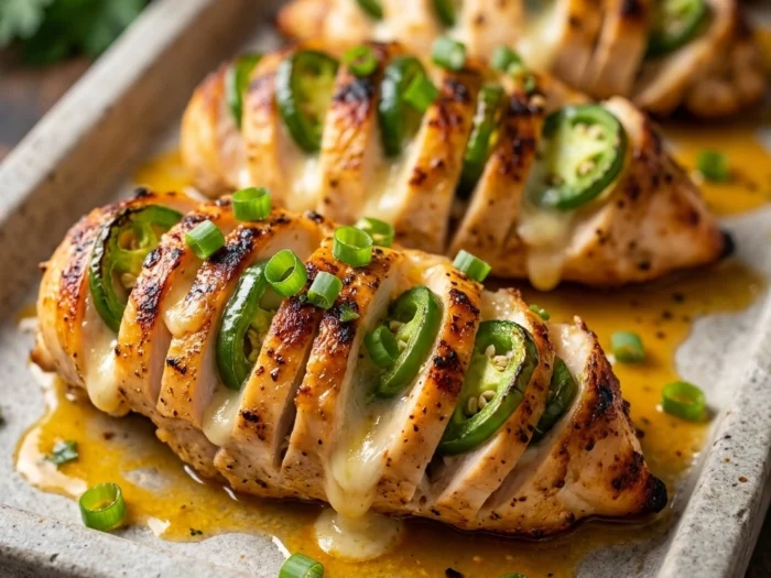 Cheesy Jalapeno Popper Chicken — Air Fryer Magic!