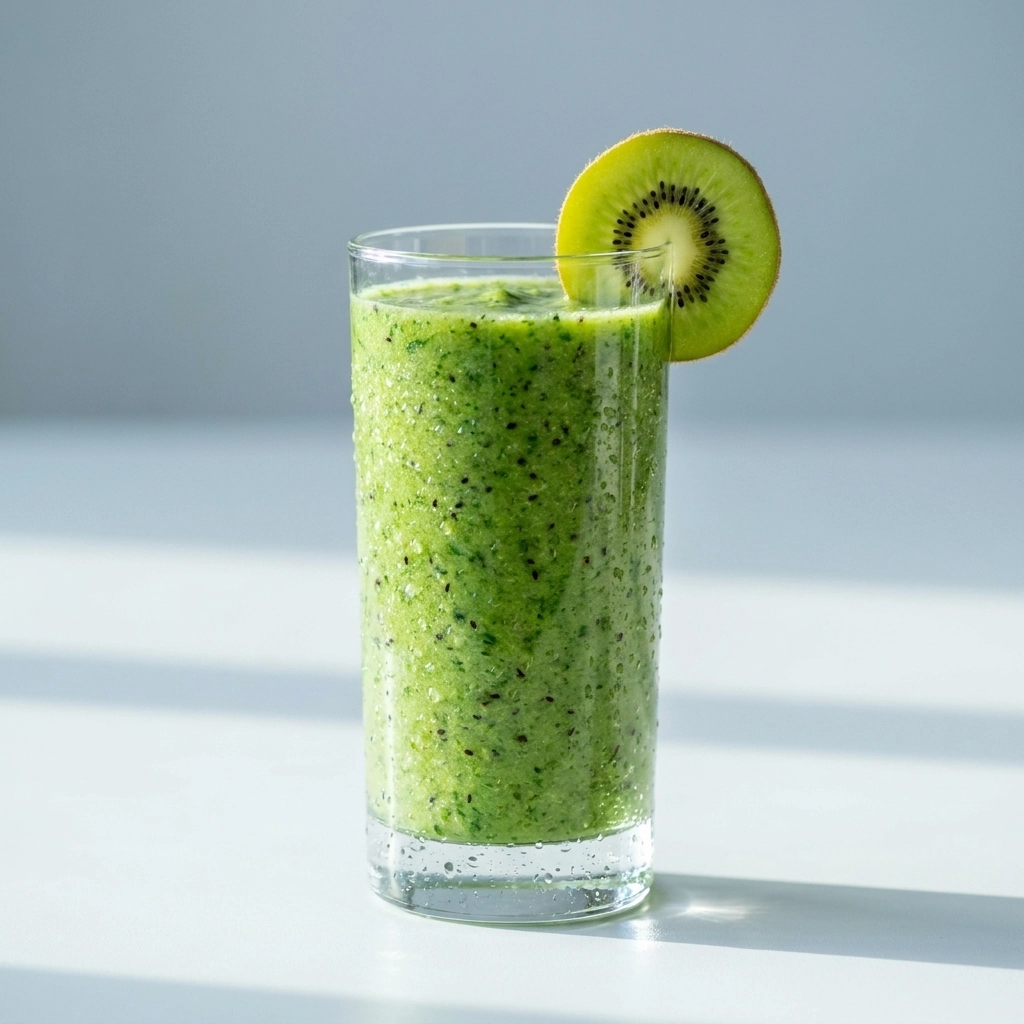 Glow from Within: The Ultimate Spinach Kiwi Detox Smoothie