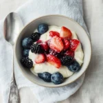 Fresh Summer Berries and Yoghurt — A Nutrient-Rich Treat