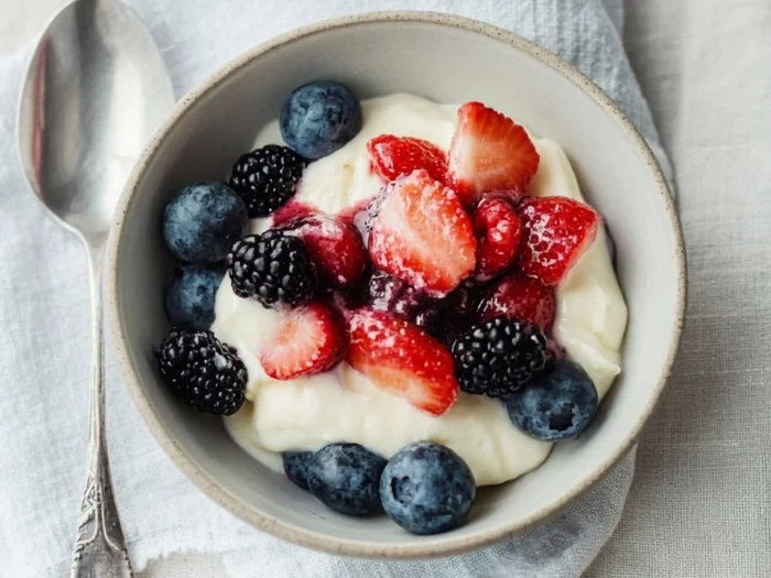 Fresh Summer Berries and Yoghurt — A Nutrient-Rich Treat