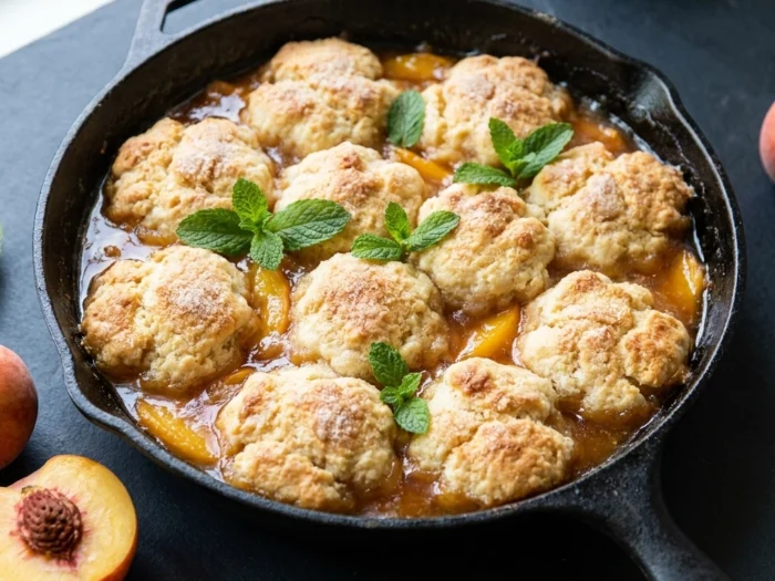 Peach Cobbler Recipe Easy – Best Homemade Summer Dessert | Old Fashioned Peach Cobbler