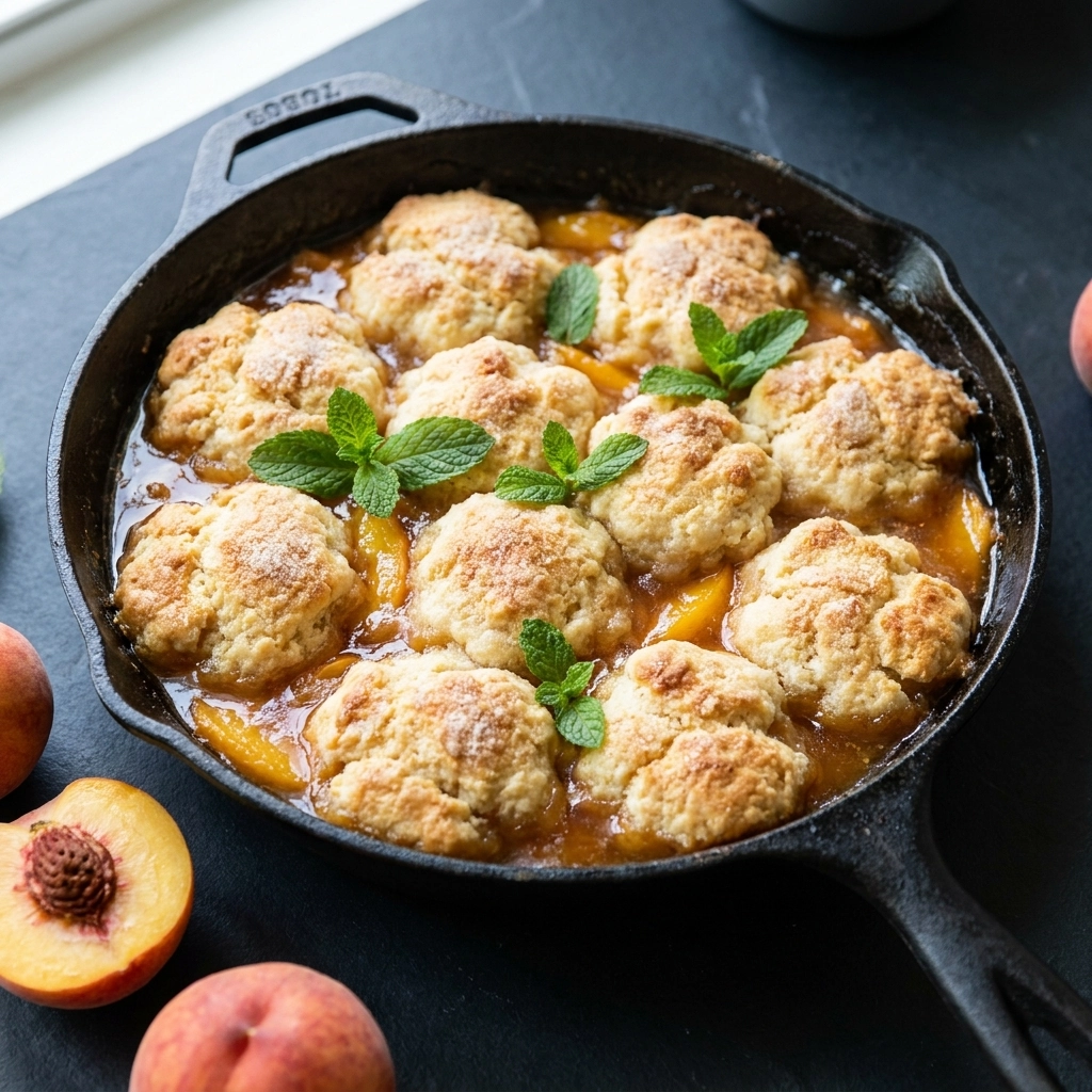 Peach Cobbler Recipe Easy – Best Homemade Summer Dessert | Old Fashioned Peach Cobbler