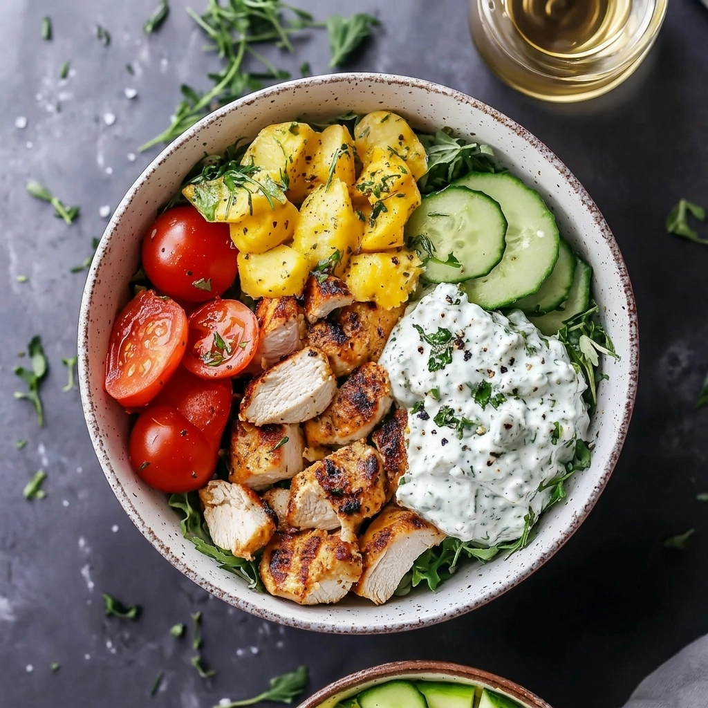 Dairy-Free Greek Chicken Bowls: Fresh, Healthy, and Bold!